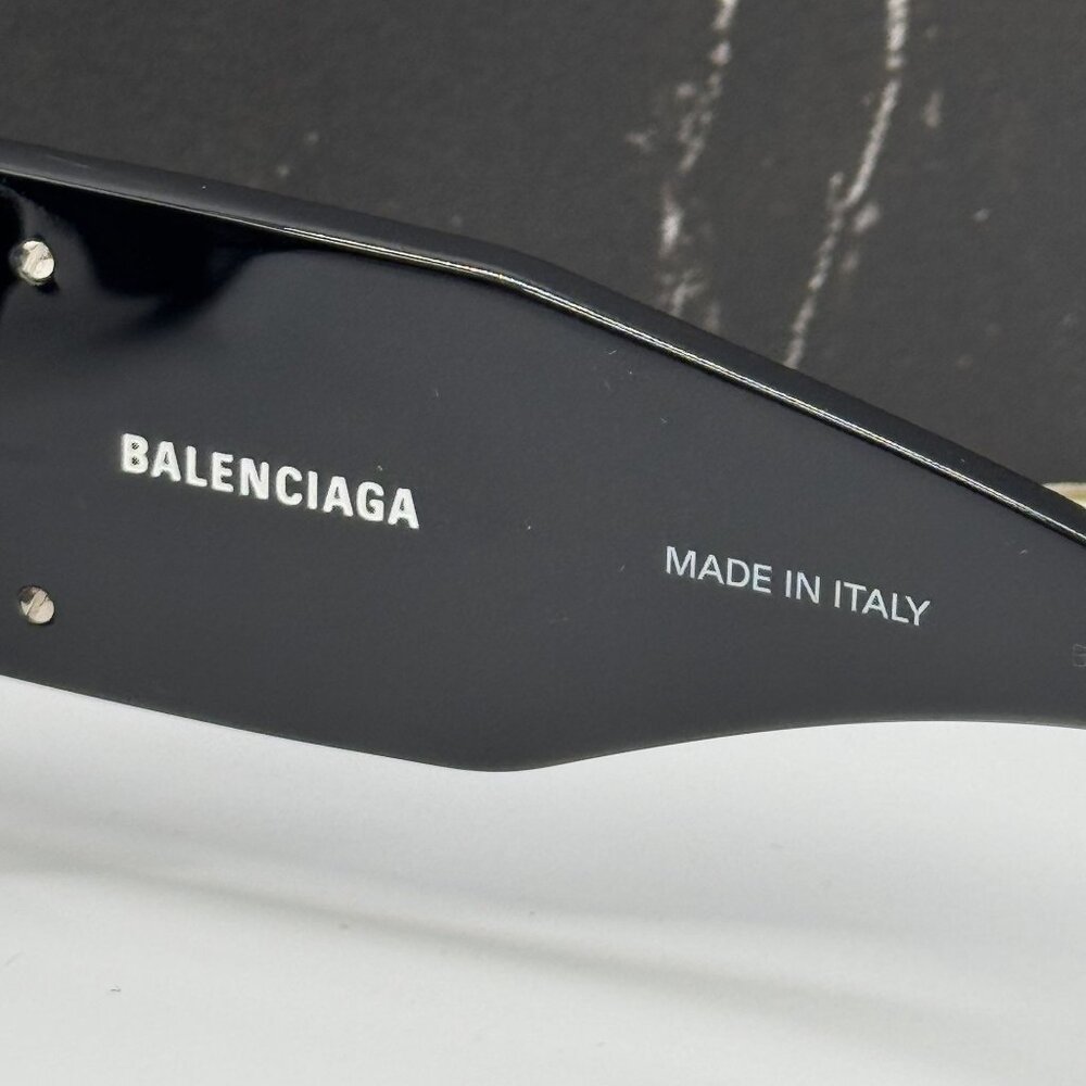 NEW BALENCIAGA BB0360S 001 SUNGLASSES BLACK WOMEN EYEWEAR - Picture 9 of 10